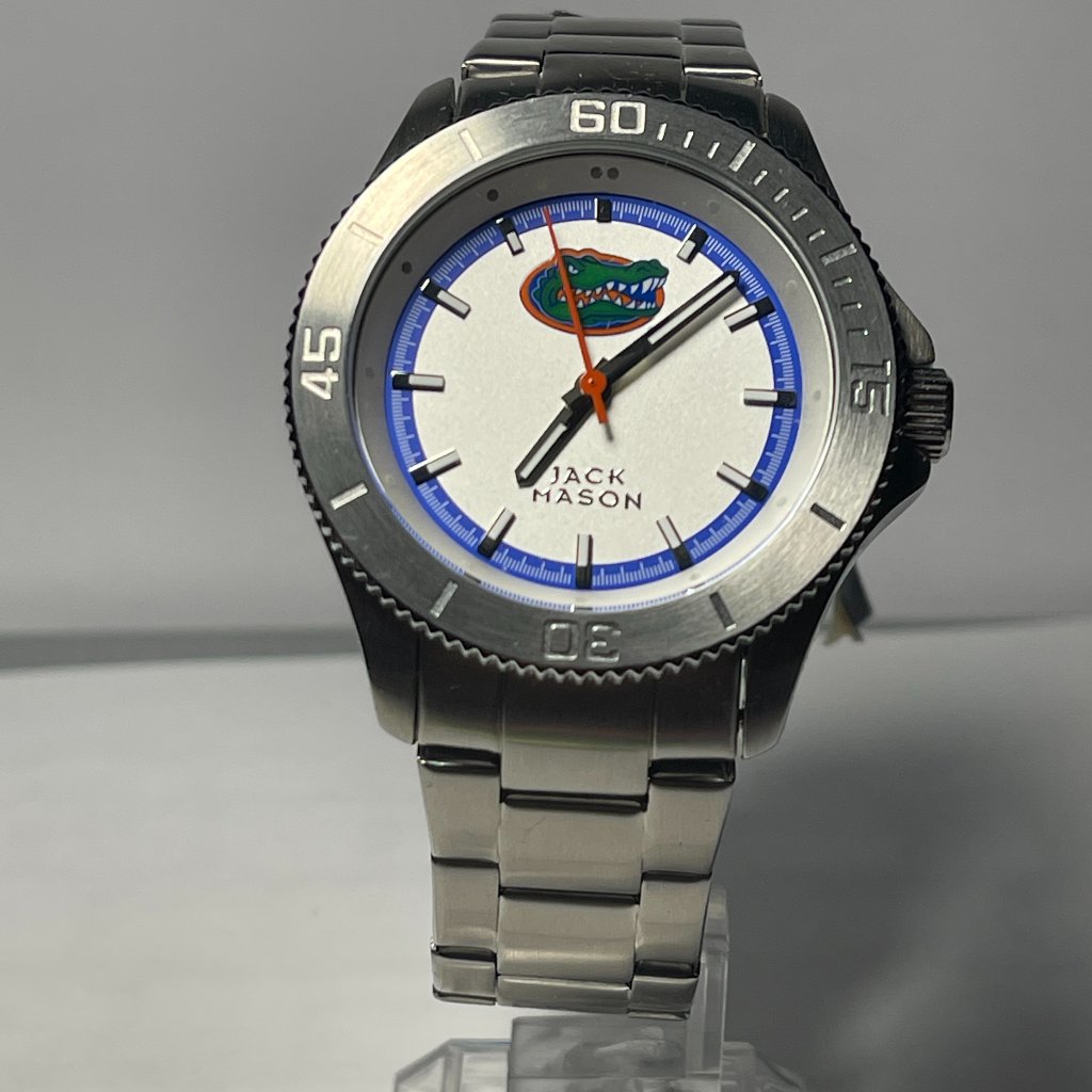 Florida Gators Official Ncaa StainlessSteel Watch By Jack Mason New